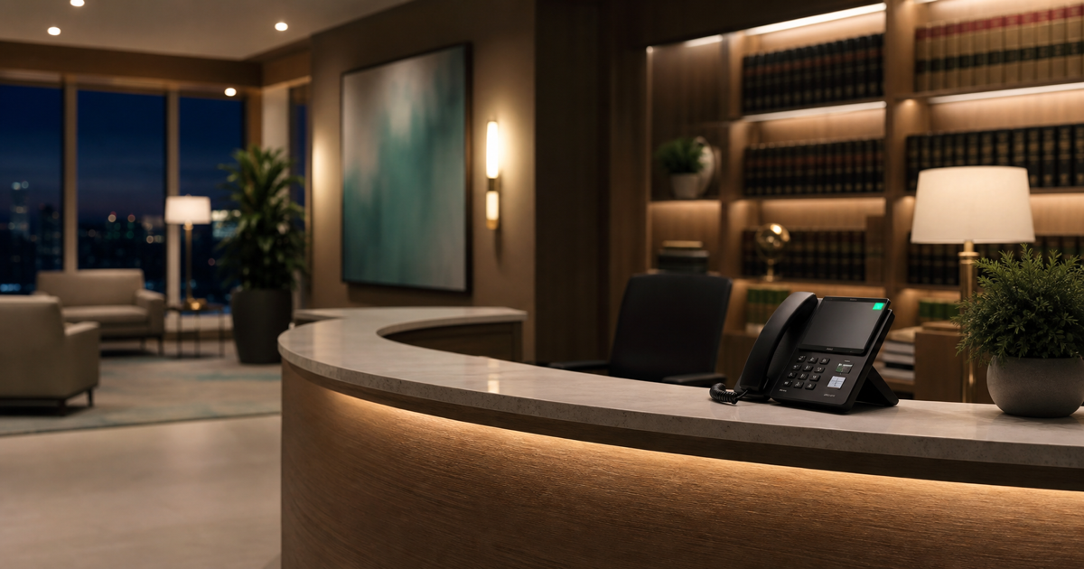 AI Receptionist for Law Firms: Intake and Booking, 24/7