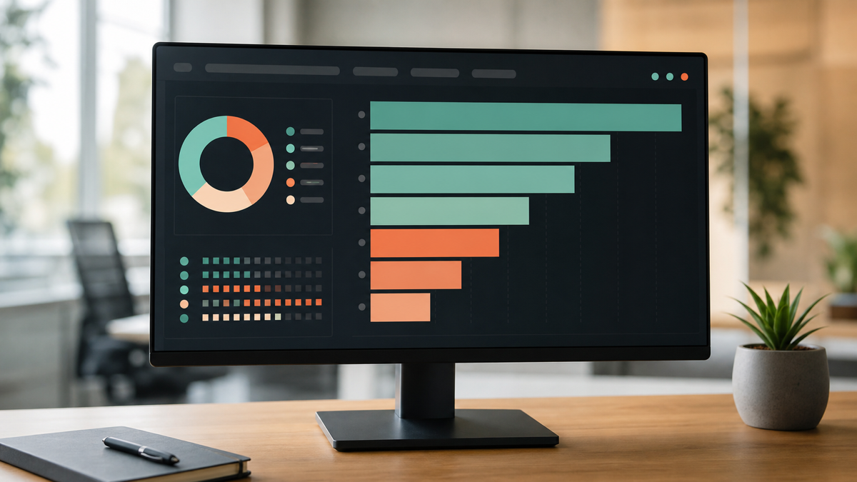 A cost breakdown chart showing API usage by cause on a monitor
