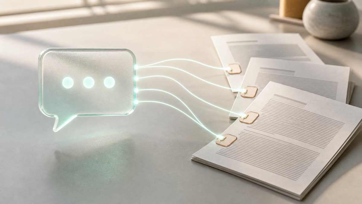 A legal AI assistant grounding each answer in retrieved documents with citations